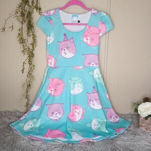Lolita Kawaii Japan LA Cat Dress Size L